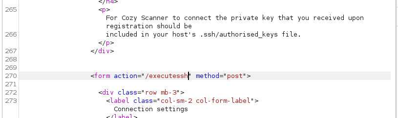 Execute ssh function