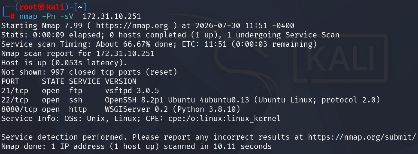 Nmap Scan